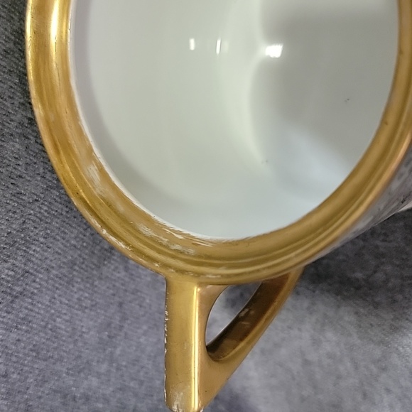 Set Of Art Deco Sugar Bowl And Creamer - Picture 5 of 9